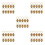 50Pcs Screw Clasps Cord Ends for Jewelry Making Projects 7