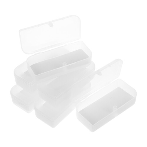 12Pcs Durable Doll Glasses Case Transparent Mini Sunglasses Holder 2