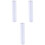 3pcs 15 200 White Car Protective Film 3