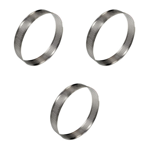 3Pcs Durable Cake Rings Round Baking Tool Non-Stick for Desserts 2