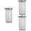 3Pcs Stainless Steel Tea Strainers Silver Tea Infuser Filters 6