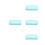 4Pcs Plastic Pencil Storage Box Blue Large Capacity Organizer 8