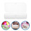 12Pcs Durable Doll Glasses Case Transparent Mini Sunglasses Holder 10