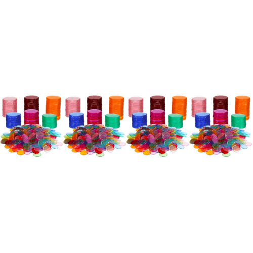 2000Pièces Marqueurs Plastiques Transparents Pour Apprentissage 2