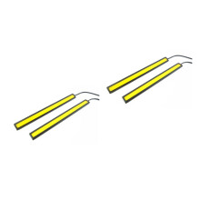 4Pcs Yellow Cob Smd Daylight Running Lights Car Drl Lamp