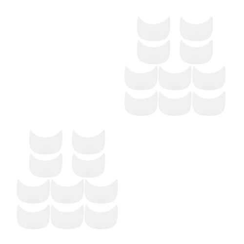 20Pcs White Plastic Hat Brim Support Inserts for DIY Caps and Sun Hats