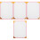 4Pcs Red Academic Certificate Paper Blank Diploma Sheets for School 4