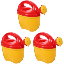 3Pcs Cartoon Style Kids Watering Cans Plastic Outdoor Toys