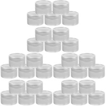 30Pcs Round Aluminum Tin Cans with Lids for Coffee Tea Sugar Storage