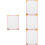 4Pcs Red Academic Certificate Paper Blank Diploma Sheets for School 7