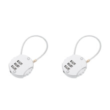 2Stk Gym Lock Zifferncode Koffersperre Kleines Zahlenschloss