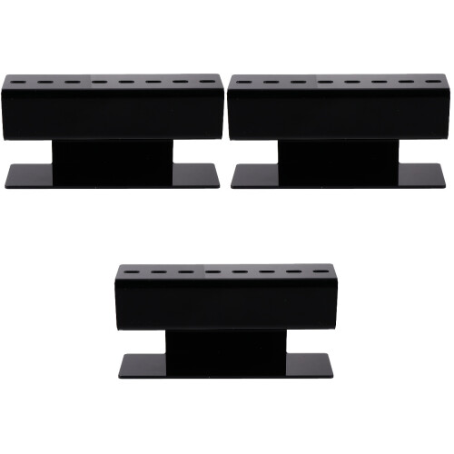 3Pièces Porte-Pince À Extensions Noir Rangement 8 Positions 2
