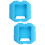2Pcs Blue Silicone Watch Shell Cover Protector Durable Watch Case 7