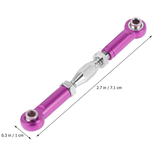 18Stk Rc Auto Verstellbare Aluminium Rod Linkage Cnc 1