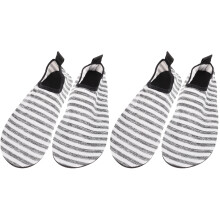 2Pairs Stylish Mesh Water Shoes for Beach Hiking Fitness Men Women