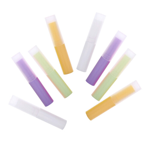 32Pcs Lip Balm Tubes Assorted Colors Plastic DIY Lip Gloss Containers 2