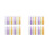 32Pcs Lip Balm Tubes Assorted Colors Plastic DIY Lip Gloss Containers 6
