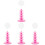 4Pcs Pink Tabletop Lollipop Stand Cake Holder Multi-Function Display 1