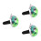 3Pcs Car Aromatherapy Diffuser Ladybug Vent Clips Zinc Alloy 1