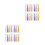 32Pcs Lip Balm Tubes Assorted Colors Plastic DIY Lip Gloss Containers 7
