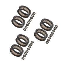 60Pcs Silicone Hair Cutting Thumb Inserts Soft Black Finger Protectors