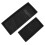 8Pcs Black Silicone Vanity Storage Tray Kitchen and Bathroom Organizer 3