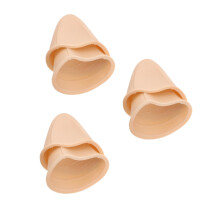 3Sets Cartoon Cat Ear Plastic Motorcycle Accessories Beige