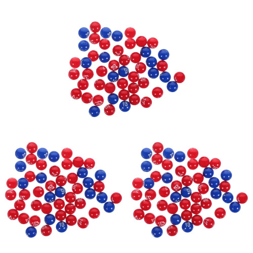 3Packs Plastic Number Balls for Party Activities
