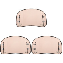 3Sets Light Brown Motorcycle Windshield Wind Deflector