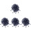 400Pcs Blue Drawstring Cord Locks Stoppers for Backpacks Sweaters Hats 1