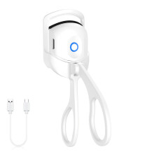 USB Rechargeable Heated Eyelash Curler With Ergonomic Design And Premium Material, Temperature Control For Safe Anti-Burn Quick Natural Curling