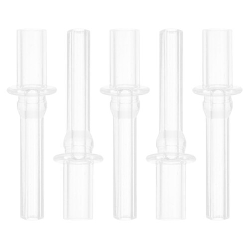 10Pcs Silicone Straw Tips for Kids Sippy Cups Transparent Reusable Set