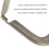 2Pcs Durable Golden Clutch Frame Purse Lock for Handmade Bag Making 6