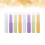 32Pcs Lip Balm Tubes Assorted Colors Plastic DIY Lip Gloss Containers 9