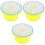 3Pcs Lightweight White Teaching Math Turntables for Game and Party Use 4