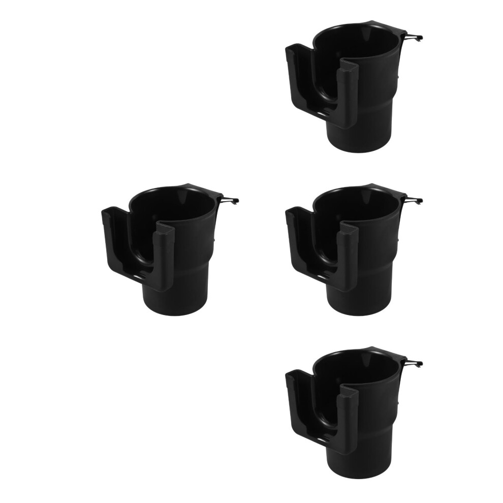 4Pcs Automotive Cup Holders Pp Air Vent Mount For Car Drinks Black 3713322526147