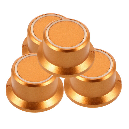 20Pcs Golden Mixer Speed Control Knobs Plastic for Home Audio Devices 2