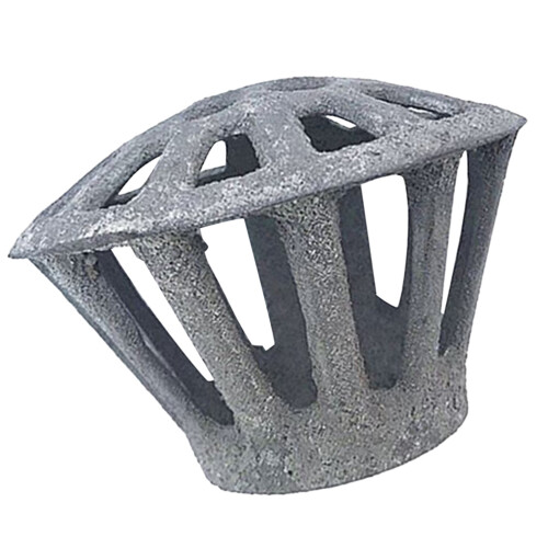 5Pcs Easy Install Iron Gutter Strainers Grey to Stop Sewer Clogging 2