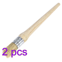 Multi-Color Wax Brush Set with Natural Bristles for Furniture