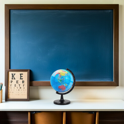 Multi Color Political Globe Rotating Teaching Tool for Students 2