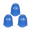6Pcs Blue Silicone Finger Guards Thin Flexible Guitar Fingertip Covers 2