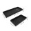 8Pcs Black Silicone Vanity Storage Tray Kitchen and Bathroom Organizer 11