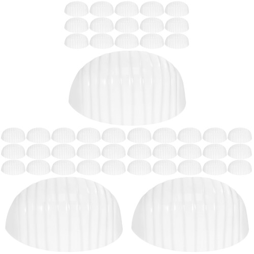 60Pcs PVC Hat Inner Stands White Hat Holders for Baseball Caps