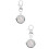 2Pcs Silver Clip on Pocket Watches with Luminous Pointer for Students 5