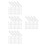 200Pcs White Plastic Adjustable Pleated Curtain Hooks for Drapes Track 7
