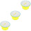 3Pcs Lightweight White Teaching Math Turntables for Game and Party Use 6