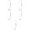 5Pcs Silver Metal Meat Hooks Sharp Butcher Hooks for Hanging Sausages 8