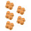 20Pcs Golden Mixer Speed Control Knobs Plastic for Home Audio Devices 8