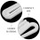 200Pcs White Plastic Adjustable Pleated Curtain Hooks for Drapes Track 11