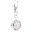 2Pcs Silver Clip on Pocket Watches with Luminous Pointer for Students 7